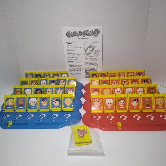 GUESS WHO? HASBRO BOARD GAME 2005 MYSTERY FACE GUESSING GAME GOOD CONDITION - Picture 7 of 7